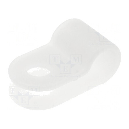 Clipsuri tip P pentru cabluri, Ø buclă 5mm, poliamidă | Electronic-mag.ro | Componente Electronice