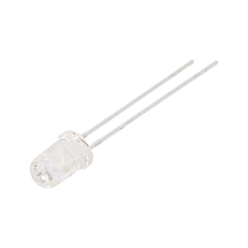 Emițător IR 5mm transparent 55° 940nm THT 100mA 150mW | Electronic-mag.ro | Componente Electronice