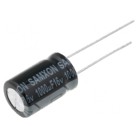Condensator electrolitic THT 1000uF 16V 10x16mm ±20% | Electronic-mag.ro | Componente Electronice