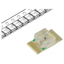 LED SMD 1206 roșie 40-80mcd 3,2x1,6x1,05mm 120° 1,95-2,5V | Electronic-mag.ro | Componente Electronice