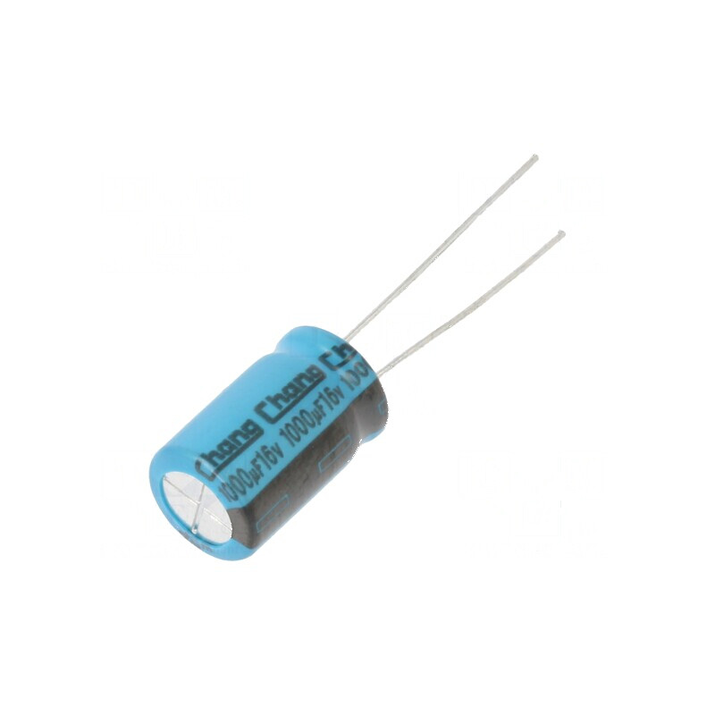 Condensator electrolitic THT 1mF 16VDC Ø10x16mm 5mm Raster | Electronic-mag.ro | Componente Electronice Condensator electrolitic THT 1mF 16VDC Ø10x16mm 5mm Raster | Electronic-mag.ro | Componente Electronice