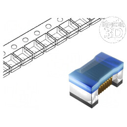 Inductor SMD 1008 330nH 450mA 1,05Ω Q: 45 570MHz ±5% LQW | Electronic-mag.ro | Componente Electronice