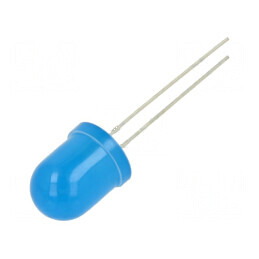 LED albastru 350mcd 60° convex 10mm | Electronic-mag.ro | Componente Electronice