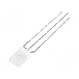 LED dreptunghiular bicolor roșu/verde 5x2mm 70-90mcd 120° | Electronic-mag.ro | Componente Electronice