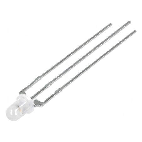 LED 3mm galben/verde 60° convex, Nr. term 3 | Electronic-mag.ro | Componente Electronice