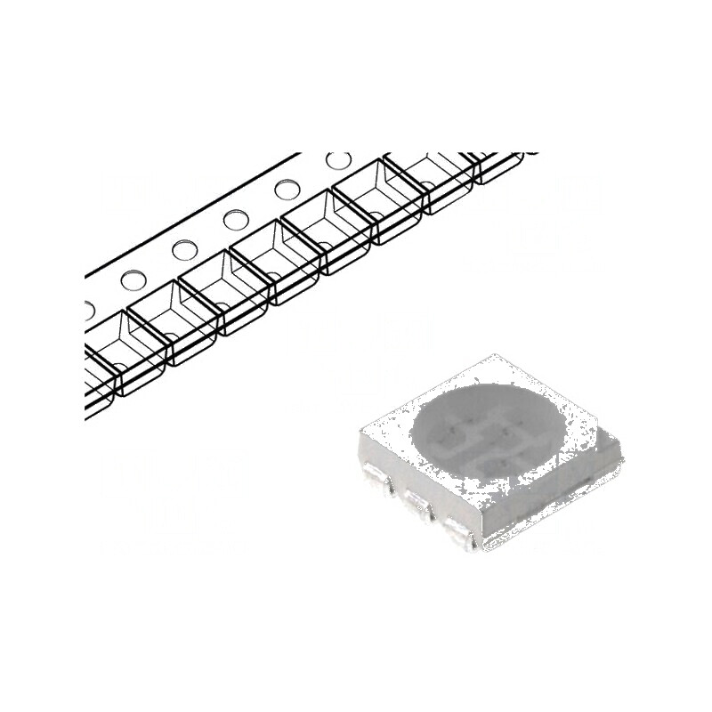 LED SMD 5050 PLCC6 roșie 1200-1600mcd 5x5,5x1,5mm 120° 60mA | Electronic-mag.ro | Componente Electronice LED SMD 5050 PLCC6 roșie 1200-1600mcd 5x5,5x1,5mm 120° 60mA | Electronic-mag.ro | Componente Electronice