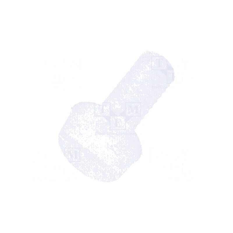 Şurub M2,5x6mm cu cap rotund crestat din poliamidă | Electronic-mag.ro | Componente Electronice