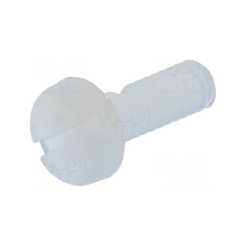 Şurub M2x6 0,4 Cap Rotund Creset Poliamidă | Electronic-mag.ro | Componente Electronice