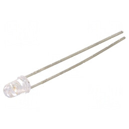 LED 3mm albastru 240-1900mcd 30° convex | Electronic-mag.ro | Componente Electronice