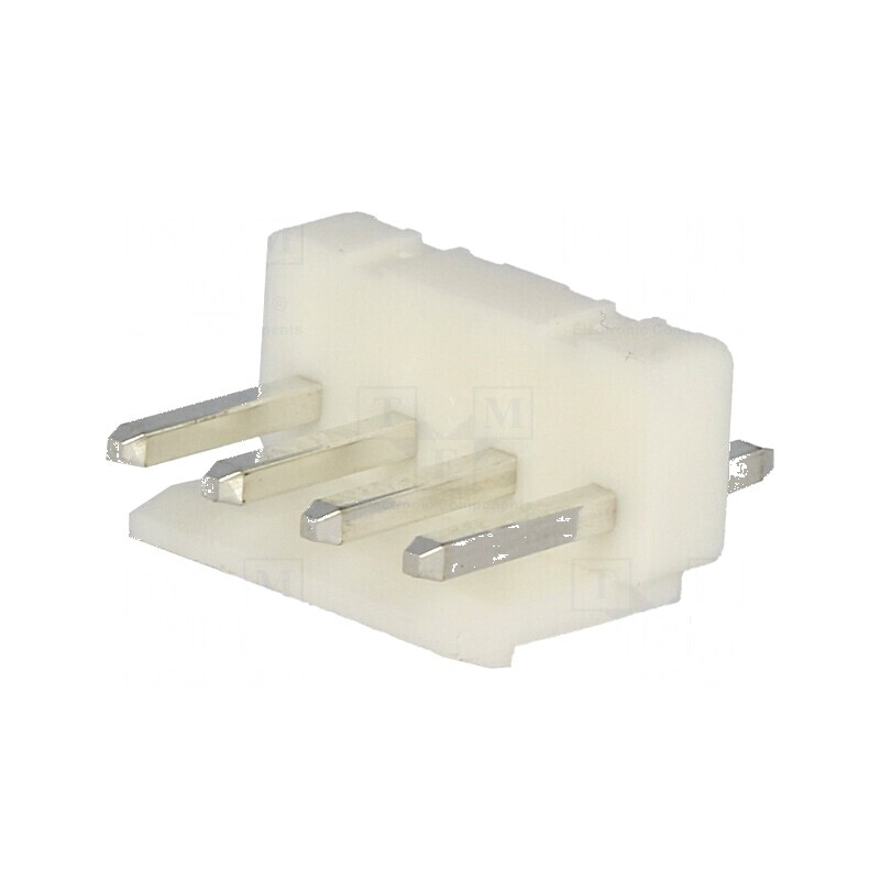 Conector cablu-placă soclu tată NS39 3,96mm PIN 4 THT 250V | Electronic-mag.ro | Componente Electronice