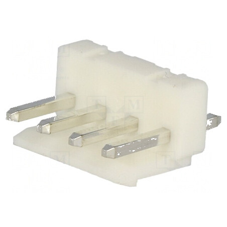 Conector cablu-placă soclu tată NS39 3,96mm PIN 4 THT 250V | Electronic-mag.ro | Componente Electronice