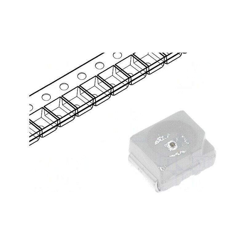 LED SMD 3528 galben PLCC2 220mcd 3,5x2,8x1,9mm 120° 20mA | Electronic-mag.ro | Componente Electronice LED SMD 3528 galben PLCC2 220mcd 3,5x2,8x1,9mm 120° 20mA | Electronic-mag.ro | Componente Electronice
