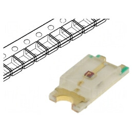 LED SMD 1206 galben 350÷500mcd 3,2x1,6x0,68mm 120° 20mA | Electronic-mag.ro | Componente Electronice