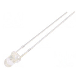 LED 3mm Verde 3000÷5800mcd 30° Convex | Electronic-mag.ro | Componente Electronice