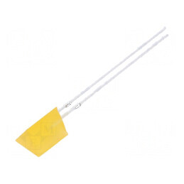 LED portocalie 100-150 mcd 140° plat 2 termeni | Electronic-mag.ro | Componente Electronice