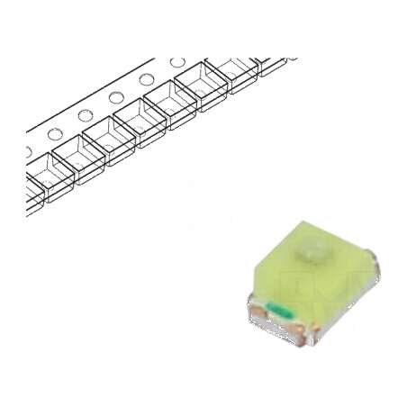 LED alb rece 350÷550mcd 120° 20mA 3÷4VDC 0805 cu clipire | Electronic-mag.ro | Componente Electronice