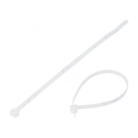 Colier de strângere poliamidă 188mm 4,8mm 222N naturală | Electronic-mag.ro | Componente Electronice