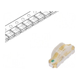 LED SMD 1204 RGB 3,2x1x1,48mm 140° 20mA | Electronic-mag.ro | Componente Electronice