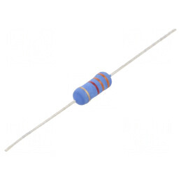 Rezistor metal oxid 3,3kΩ 2W ±5% Ø5x12mm -55÷155°C | Electronic-mag.ro | Componente Electronice