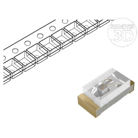 LED SMD 0402 galben 50-160mcd 1x0,5x0,5mm 140° 20mA 75mW | Electronic-mag.ro | Componente Electronice