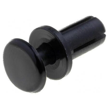 Diblu poliamidă 4mm negru pentru montaj | Electronic-mag.ro | Componente Electronice