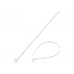 Colier de strângere poliamidă 180mm x 4mm 180N naturală | Electronic-mag.ro | Componente Electronice