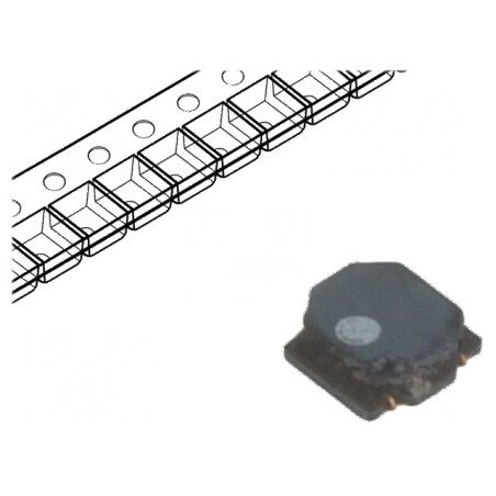Inductor SMD 1uH 1,41A 0,07Ω 2,4x2,4x1mm | Electronic-mag.ro | Componente Electronice