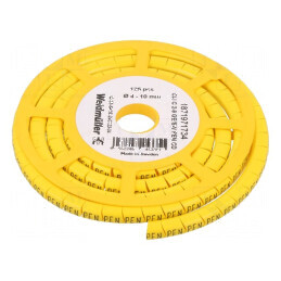 Marker de marcaj PEN 4÷10mm PVC galben -30÷80°C | Electronic-mag.ro | Componente Electronice