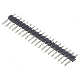 Conector şir pini tată 20 pini 2,54mm THT | Electronic-mag.ro | Componente Electronice