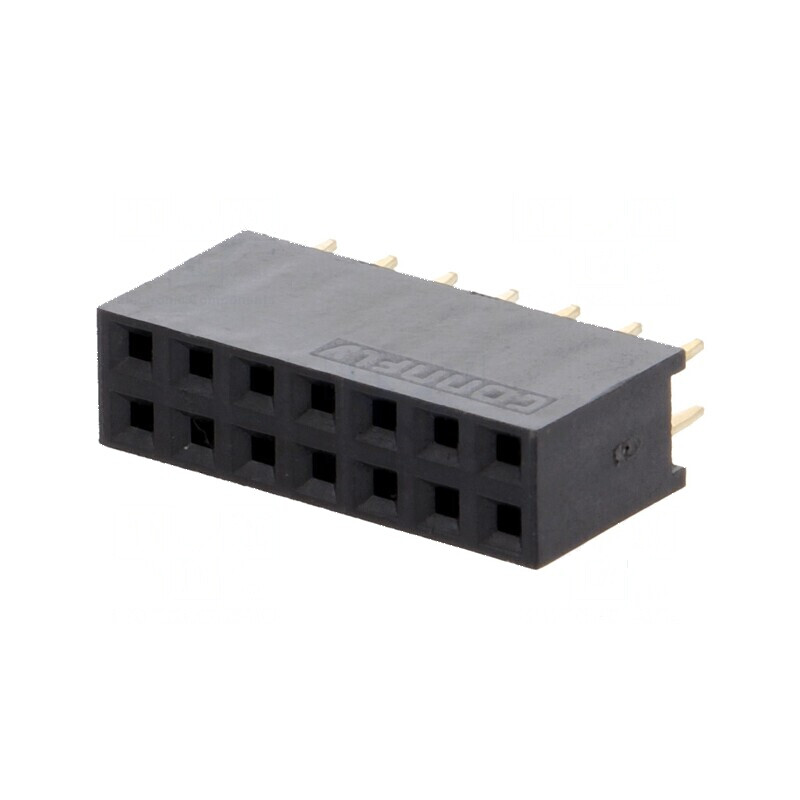Conector şiruri pini soclu mamă 14 PIN 2,54mm THT 2x7 | Electronic-mag.ro | Componente Electronice Conector şiruri pini soclu mamă 14 PIN 2,54mm THT 2x7 | Electronic-mag.ro | Componente Electronice
