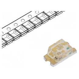 LED SMD 0603 Albastru 28-180mcd 1,6x0,8x0,8mm 130° 2,8-3,8V | Electronic-mag.ro | Componente Electronice