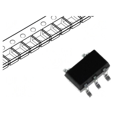 IC digital bilateral SPST CMOS TTL SMD SC74A 1,65-5,5VDC LVC | Electronic-mag.ro | Componente Electronice