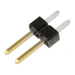 Conector şir pini BERGSTIK tată 2 pini drept THT | Electronic-mag.ro | Componente Electronice