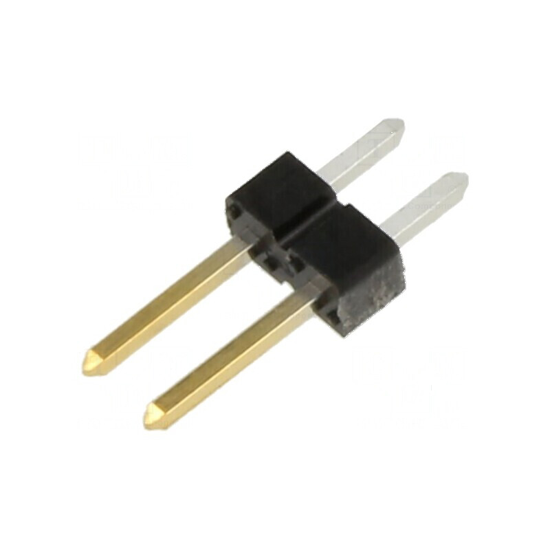 Conector şir pini BERGSTIK tată 2 pini drept THT | Electronic-mag.ro | Componente Electronice