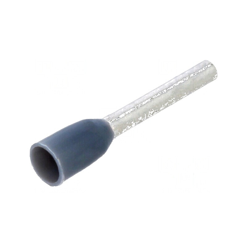 Vârf tub capăt izolată cupru 0,75mm2 10mm cositorit gri | Electronic-mag.ro | Componente Electronice