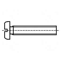 Şurub M6x16 Cap Rotund Crestat Oţel Zincat DIN 85A | Electronic-mag.ro | Componente Electronice