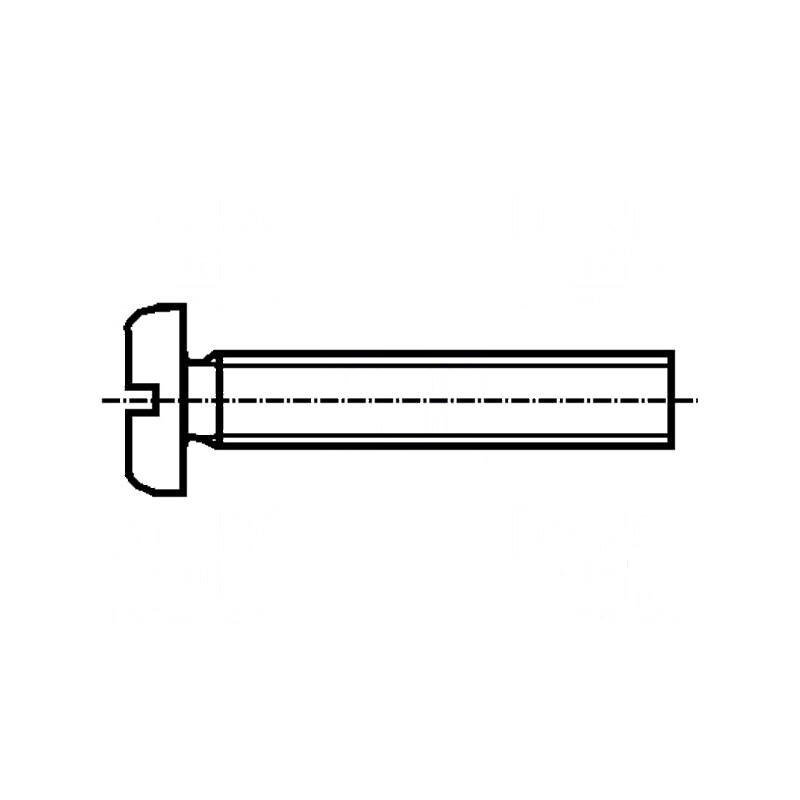 Şurub M6x16 Cap Rotund Crestat Oţel Zincat DIN 85A | Electronic-mag.ro | Componente Electronice