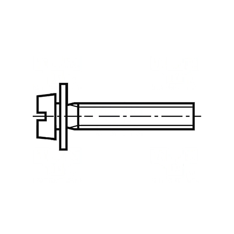 Şurub M4x6 cu cap rotund crestat 0,7mm din oţel zincat | Electronic-mag.ro | Componente Electronice