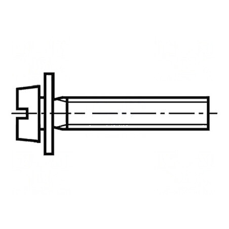 Şurub M4x6 cu cap rotund crestat 0,7mm din oţel zincat | Electronic-mag.ro | Componente Electronice