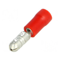 Terminal rotund tată Ø 4mm 0,25-1,5mm² crimpat pe cablu | Electronic-mag.ro | Componente Electronice