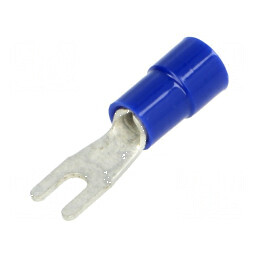 Furcă M2,5 Ø2,6mm pentru cablu izolată 1,5÷2,5mm2 crimpat | Electronic-mag.ro | Componente Electronice