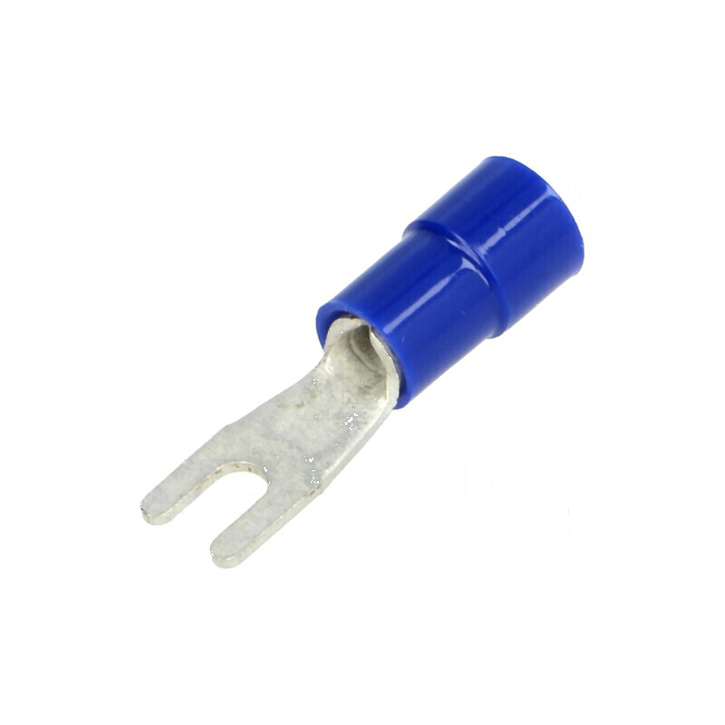 Furcă M2,5 Ø2,6mm pentru cablu izolată 1,5÷2,5mm2 crimpat | Electronic-mag.ro | Componente Electronice