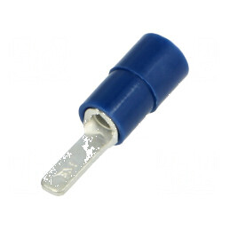 Vârf plat 2,8mm crimpat pentru cablu izolat albastru 1,5÷2,5mm² | Electronic-mag.ro | Componente Electronice