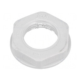 Piuliță PG7 poliamidă 19mm gri | Electronic-mag.ro | Componente Electronice