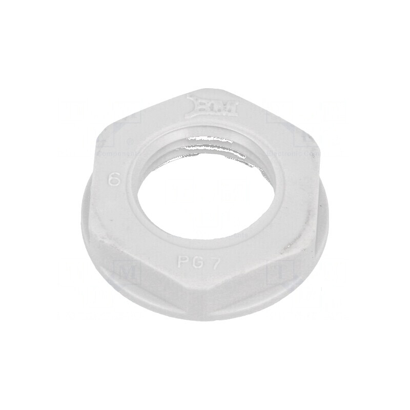 Piuliță PG7 poliamidă 19mm gri | Electronic-mag.ro | Componente Electronice Piuliță PG7 poliamidă 19mm gri | Electronic-mag.ro | Componente Electronice