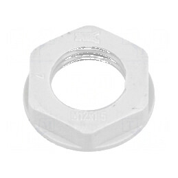 Piuliță M12 poliamidă 17mm gri Pas 1.5 | Electronic-mag.ro | Componente Electronice