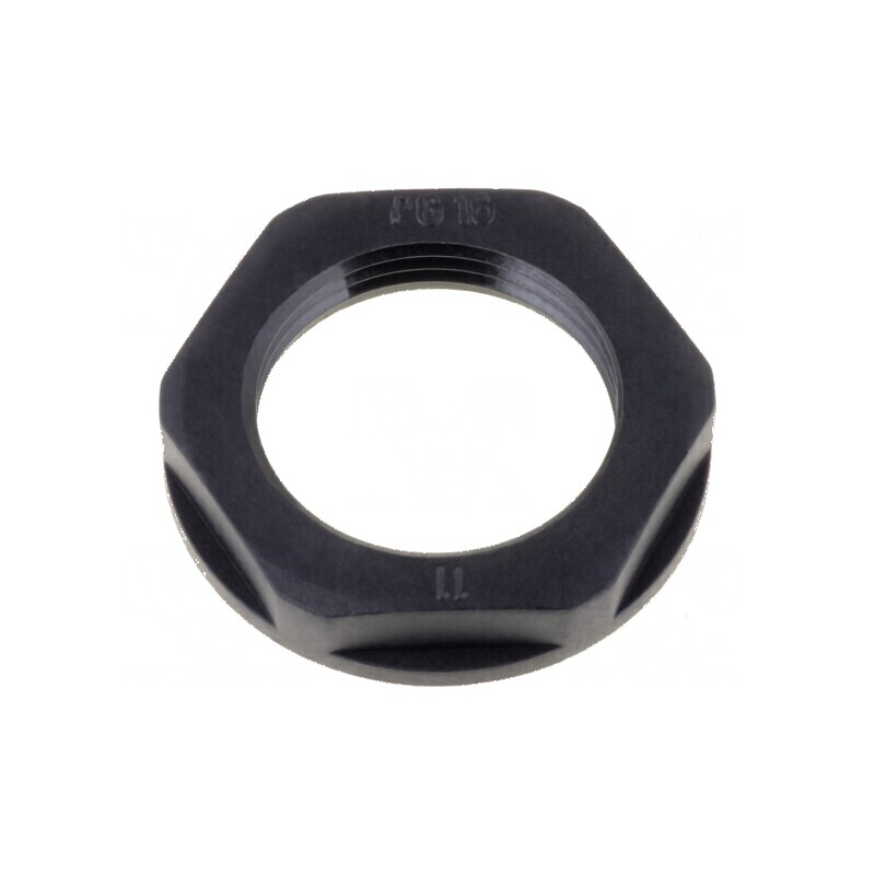 Piuliță PG11 poliamidă 24mm neagră -40÷100°C Filet PG | Electronic-mag.ro | Componente Electronice Piuliță PG11 poliamidă 24mm neagră -40÷100°C Filet PG | Electronic-mag.ro | Componente Electronice