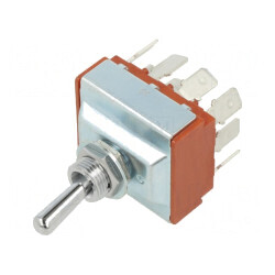 Comutator Basculant 2 Pini 4PDT ON-ON 9A 250VAC 20A 30VDC | Electronic-mag.ro | Componente Electronice