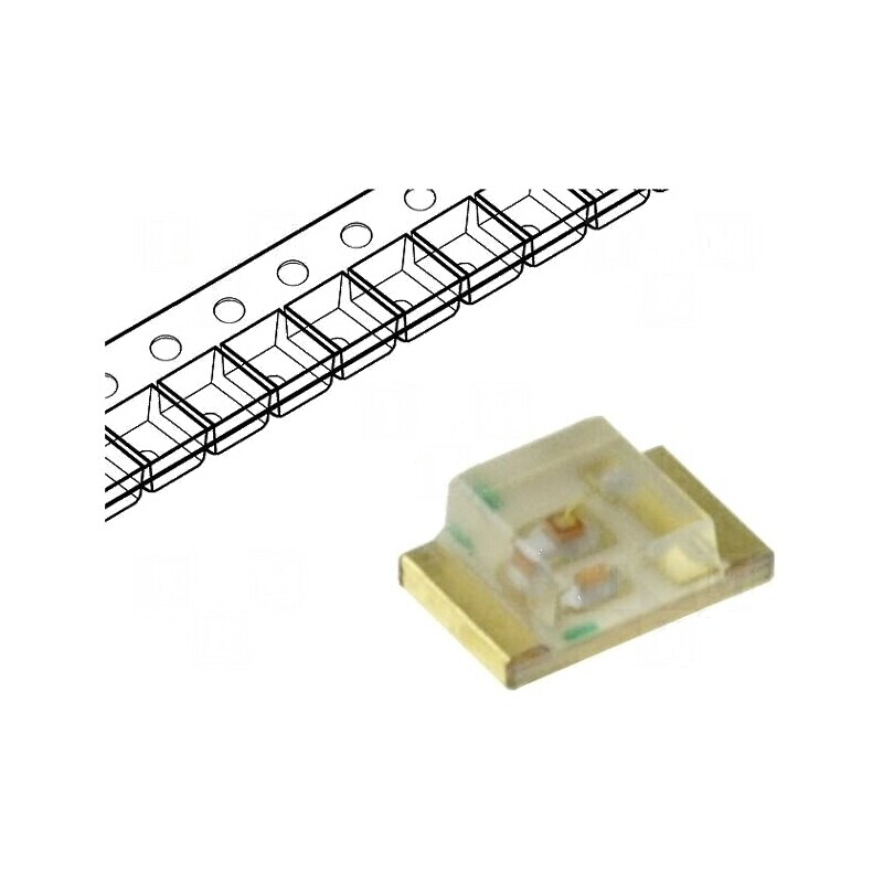 LED SMD 0805 galben 18-120mcd 2x1,25x1,1mm 120° 20mA | Electronic-mag.ro | Componente Electronice LED SMD 0805 galben 18-120mcd 2x1,25x1,1mm 120° 20mA | Electronic-mag.ro | Componente Electronice