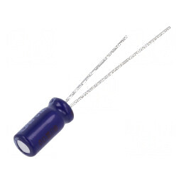 Condensator electrolitic THT 47uF 35VDC Ø5x11mm 2mm Raster | Electronic-mag.ro | Componente Electronice